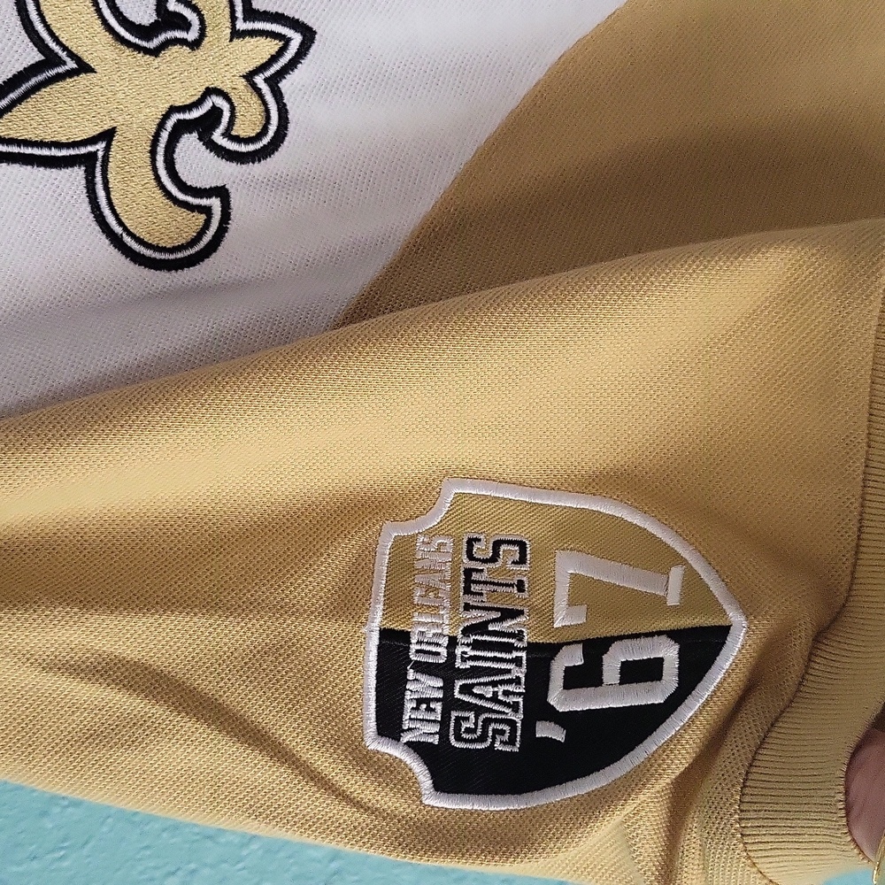 NfL Team New Orleans Saints Polo Shirt - Picture 3 of 9